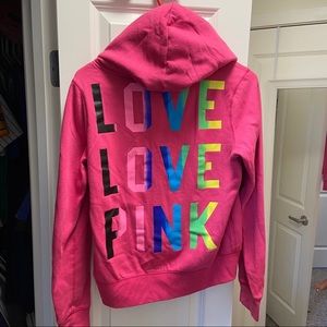 COLORFUL PINK SWEATSHIRT